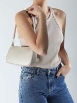 Schoudertas /cross Body Grained Miniprix Goud grained F3699-vue-porte