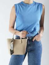 Handtas /cross Body Braided Miniprix Beige braided 1