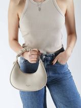 Cross Body Tas Grained Miniprix Beige grained A9108-vue-porte