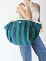 Handtas Crochet Wouf Veelkleurig crochet XLTO2510-vue-porte