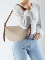 Longchamp Half bag Longchamp Beige-vue-porte