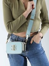 Crossbody Tas Marie Laurent david Blauw ld bags 892-vue-porte
