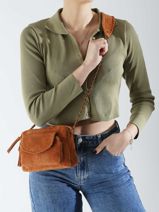 Cross Body Tas Salli Pieces Bruin salli 17156629-vue-porte