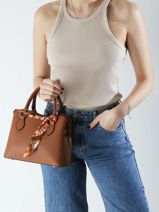 Handtas Grained Miniprix Bruin grained DQ8629-vue-porte
