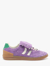 Sneakers Becks X Uit Leder Coolway Violet women 7603185