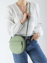 Cross Body Tas Dorine Leder Nathan baume Groen nathan 96KW3061-vue-porte
