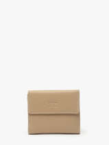 Portemonnee Caviar Leder Crinkles Beige caviar 14068