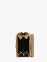 Portefeuille Caviar Leder Crinkles Beige caviar 14201-vue-porte