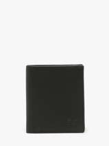 Portefeuille Leder Crinkles Zwart caviar 14178