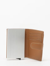 Portefeuille Leder Crinkles Veelkleurig caviar 14600-vue-porte