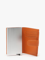 Portefeuille Leder Crinkles Veelkleurig caviar 14600-vue-porte