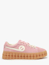 Sneakers Play Uit Leder No name Roze women PLVS042Q