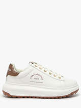 Sneakers Kapri Lug Maison Uit Leder Karl lagerfeld Wit women KL67538M