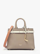 Handtas Faubourg Leder Lancel Wit faubourg A13547