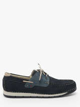 Stadsschoenen Cross Uit Leder Fluchos Blauw men F1449