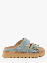 Slippers Fusbett Platform Colors of california Wit women HCSTOR60
