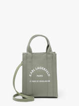 Cross Body Tas Rsg Katoen Karl lagerfeld Groen rsg A1W50039