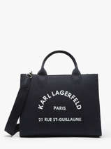 Handtas Rsg Katoen Karl lagerfeld Blauw rsg A1W50010