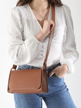 Longchamp Le foulonn Cross bodytas Bruin-vue-porte