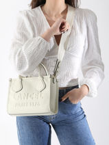 Cross Body Tas S Jour Leder Lancel Wit jour A12995-vue-porte
