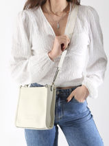 Cross Body Tas Jour Leder Lancel Beige jour A13172-vue-porte