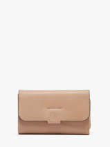 Portefeuille Leder Biba Beige wallet VET1L