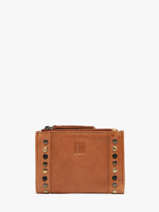 Portefeuille Leder Biba Bruin heritage HAK6L