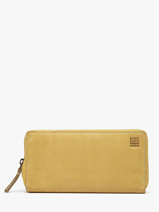 Portefeuille Leder Biba Geel heritage BT10