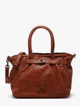 Schoudertas Heritage Leder Biba Bruin heritage BT26