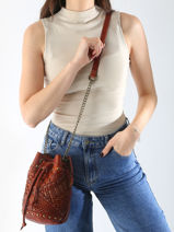 Cross Body Tas Heritage Leder Biba Bruin heritage CAE2L-vue-porte