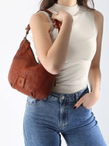 Handtas Heritage Leder Biba Bruin heritage BT29-vue-porte