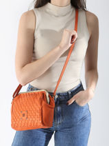 Cross Body Tas Heritage Leder Biba Oranje heritage KA21-vue-porte