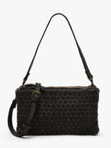 Cross Body Tas Heritage Leder Biba Zwart heritage MUL1L