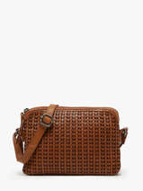 Cross Body Tas Heritage Leder Biba Bruin heritage MOA3L
