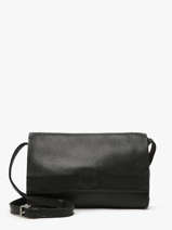 Cross Body Tas Leather Leder Biba Zwart leather CET3L