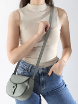 Cross Body Tas Heritage Leder Biba Groen heritage ROD1L-vue-porte