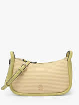 Cross Body Tas Raphia Raphia Lulu castagnette Groen raphia YASSIR