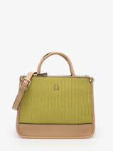 Handtas Raphia Lulu castagnette Groen raphia YASSER