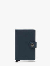 Kaarthouder Leder Secrid Blauw crisple K201TC