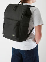 Business Rugzak Lacoste Zwart neo croc NU4598NE-vue-porte