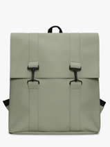 Rugzak 1 Compartiment Met 15" Laptopvak Rains Groen city 13300