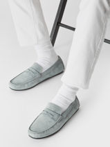 Mocassins Uit Leder Tommy hilfiger Grijs men 4998PN6-vue-porte
