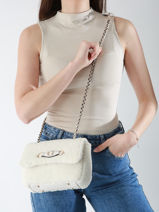 Cross Body Tas Murielle Guess Wit murielle WG953221-vue-porte