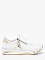 Sneakers Uit Leder Remonte Wit women 81