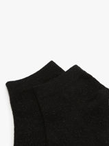 Sokken Pieces Zwart socks women 17120149-vue-porte