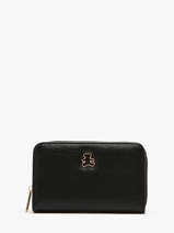 Portefeuille Lulu castagnette Zwart zip CAROL105