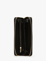 Portefeuille Lulu castagnette Zwart zip CHRYS103-vue-porte