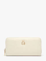 Portefeuille Lulu castagnette Beige zip CHRYS103