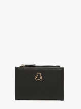 Portefeuille Lulu castagnette Zwart zip CAPOR106