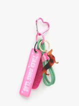 Bag Charm Tired Moms Club Fifille club Roze grigris CLU